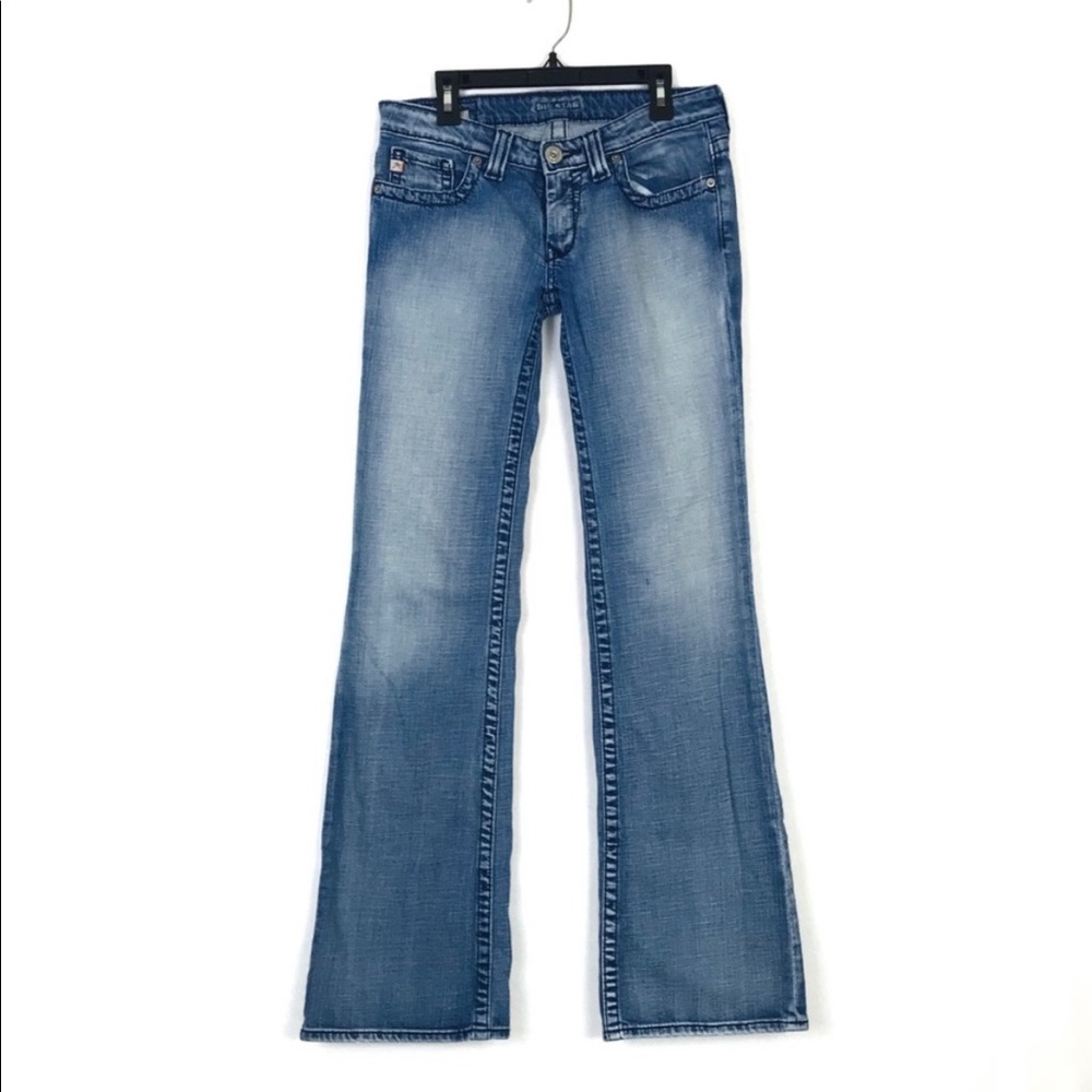 Big Star Casey low rise mid wash boot cut jeans 27